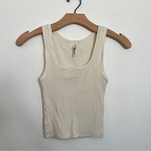 cream skims tank top